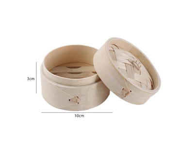 Vaporeras de Bambú para Dim Sum y Momo Grandes