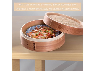 Comprar Cesta de Vapor de Bambú para Olla de 8 Tortillas