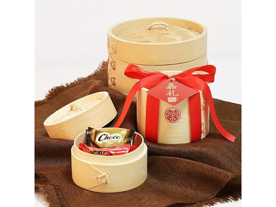 Vaporera de Bambú China para Dim Sum