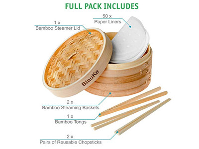 Inserciones para Ollas Grandes de Fábrica Vaporera de Bambú