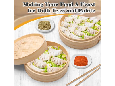 Vaporera de Bambú para Bollos al Vapor