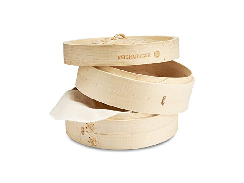 Vaporera de Bambú para Dim Sum de Cocina de Pudín