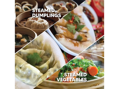 Vaporera de Bambú para Arroz y Bollos