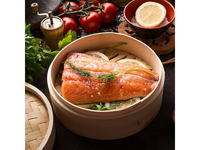 Sets de Ollas Vaporeras Cesta de Vapor de Bambú