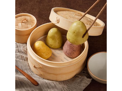 Cestas de Vapor para Cocinar al Vapor con Bambú